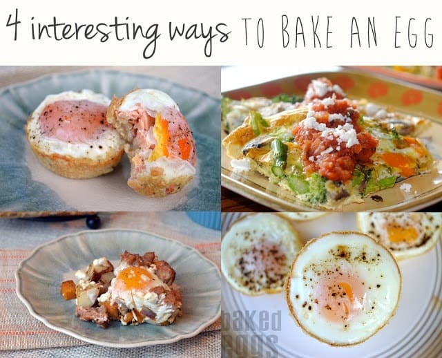 4 interesting ways to bake an egg