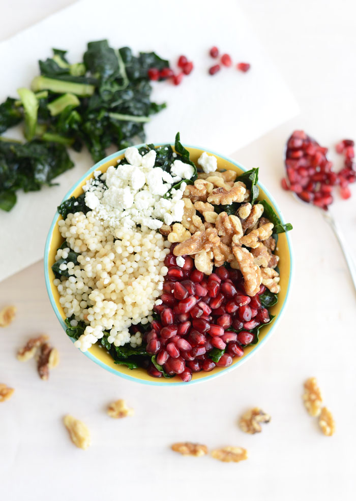 Winter Pomegranate Salad + Snow Shoeing Adventure