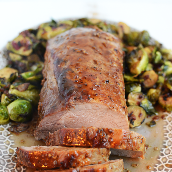 Maple Tamari Glazed Pork Roast