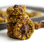 Healthy Thumbprint Cookies – Chocolate Pistachio