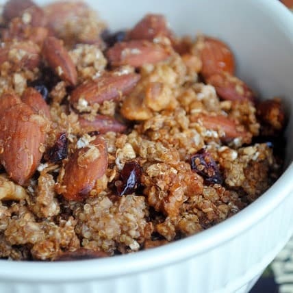 Toasted Quinoa Granola and Blog Favs