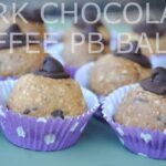 dark chocolate coffee peanut butter balls