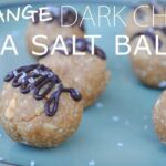 orange dark chocolate sea salt balls