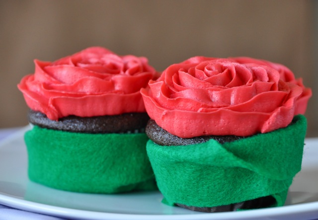 Vegan Chocolate Valentine Cupcakes