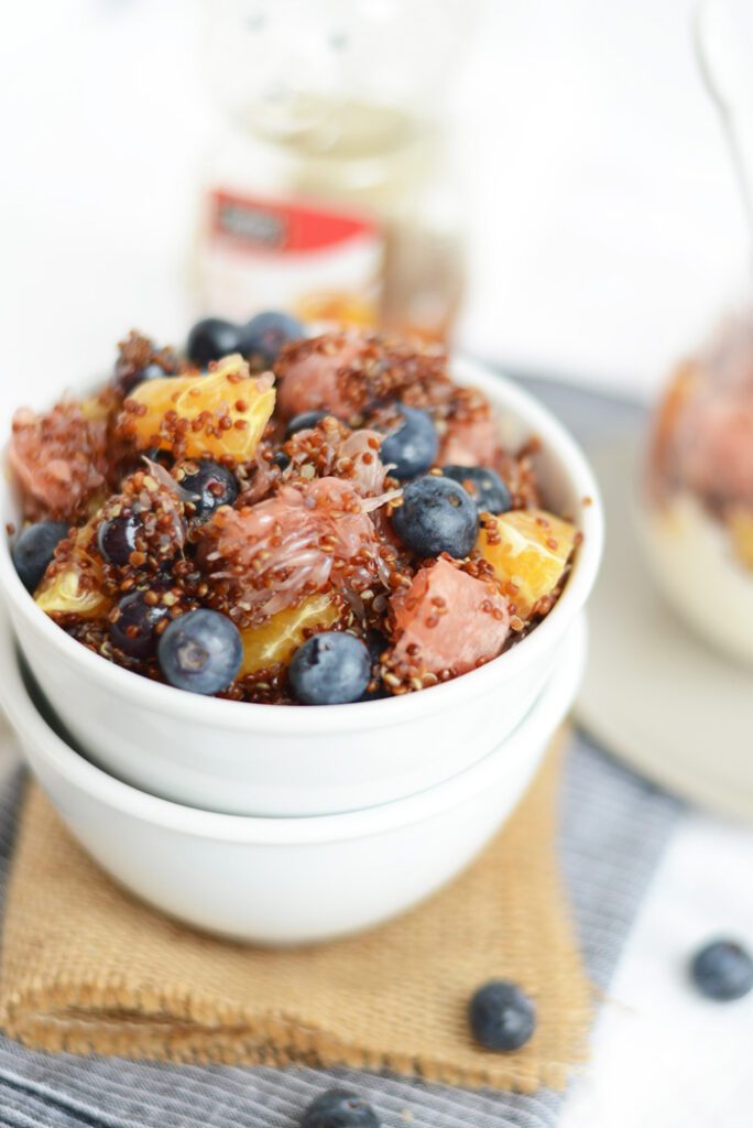 Citrus Quinoa Salad- the perfect dish to bring to a BBQ to share! #glutenfree