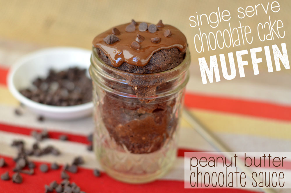 Single-Serve Microwave Chocolate Cake Muffin