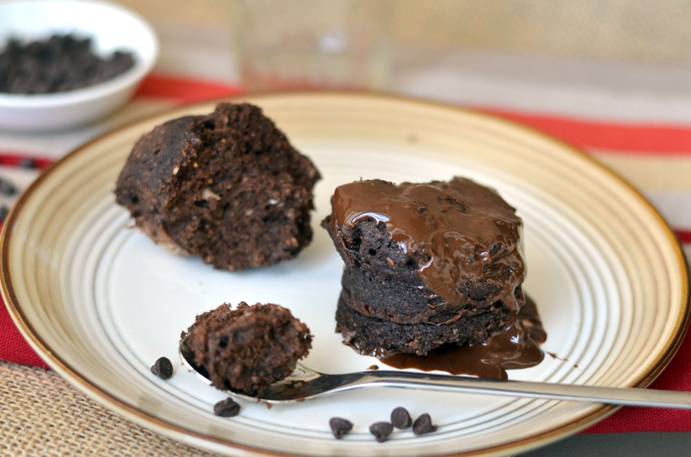 Single-Serve Microwave Chocolate Cake Muffin