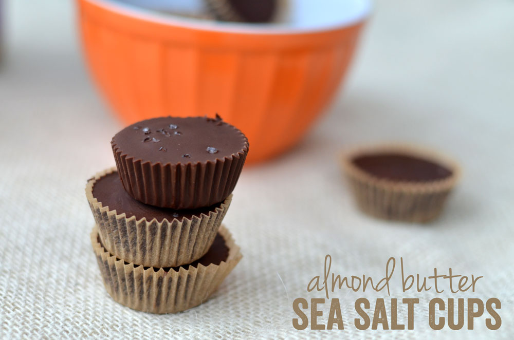 Almond Butter Sea Salt Cups