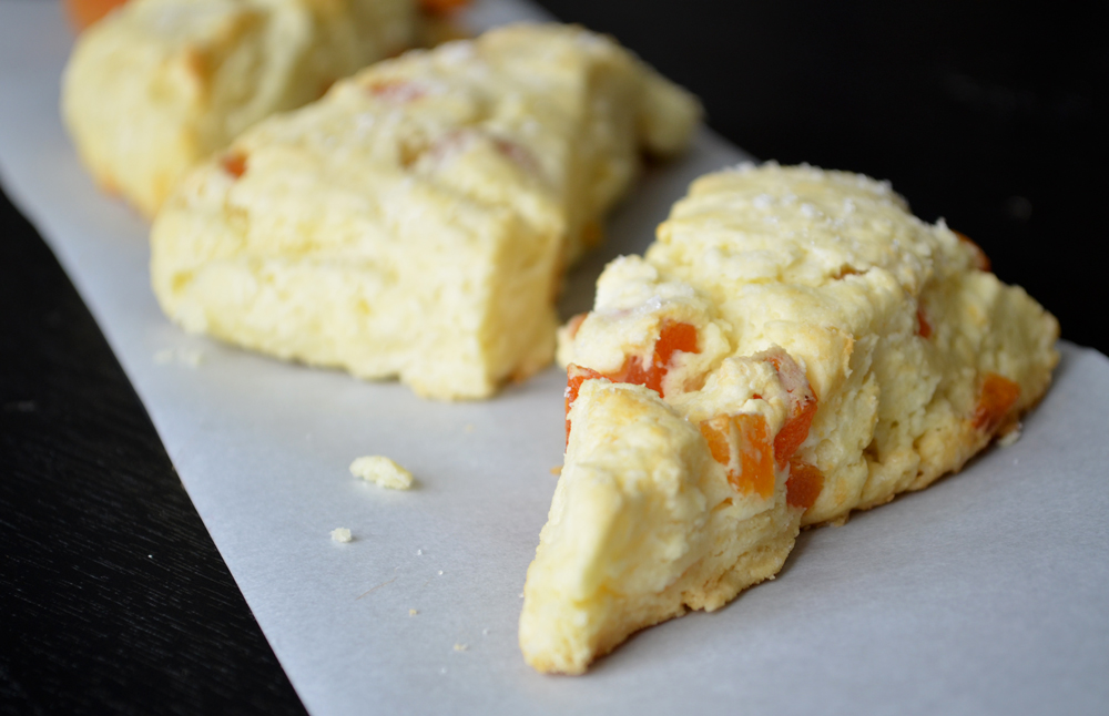 gluten free apricot scones