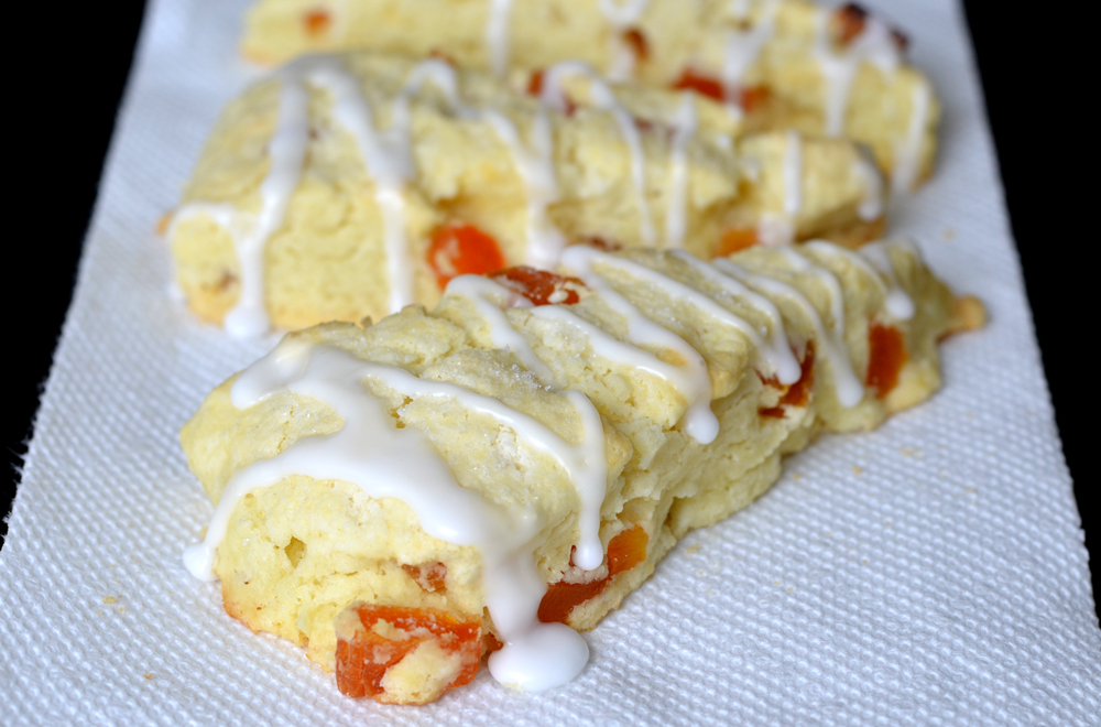 gluten free apricot scones