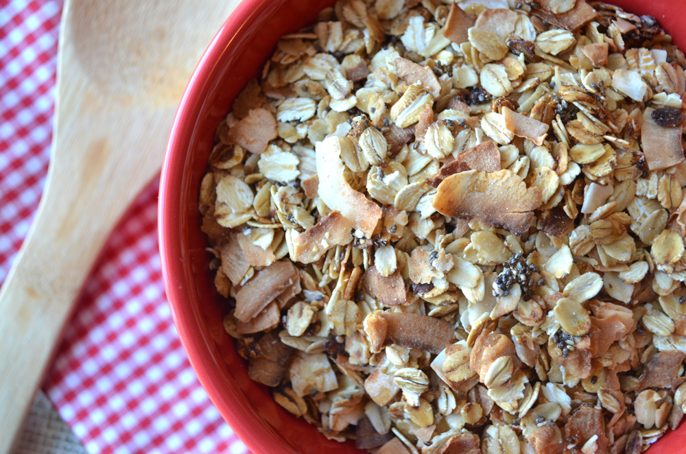 coconut chia granola