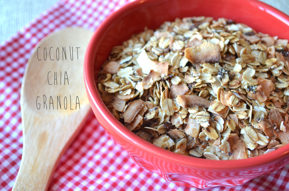 coconut chia granola