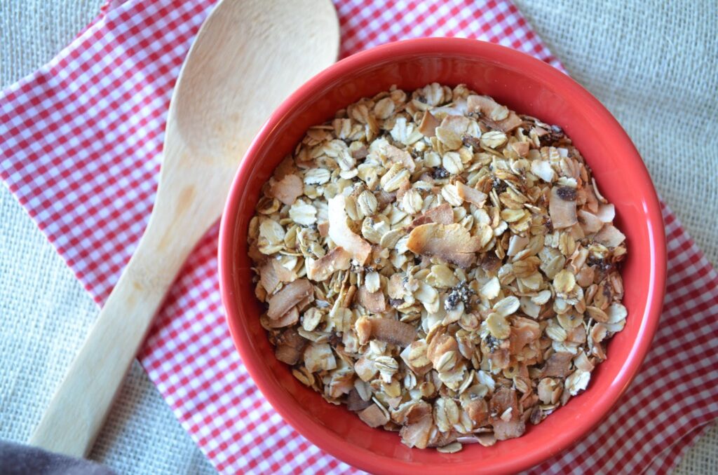 coconut chia granola