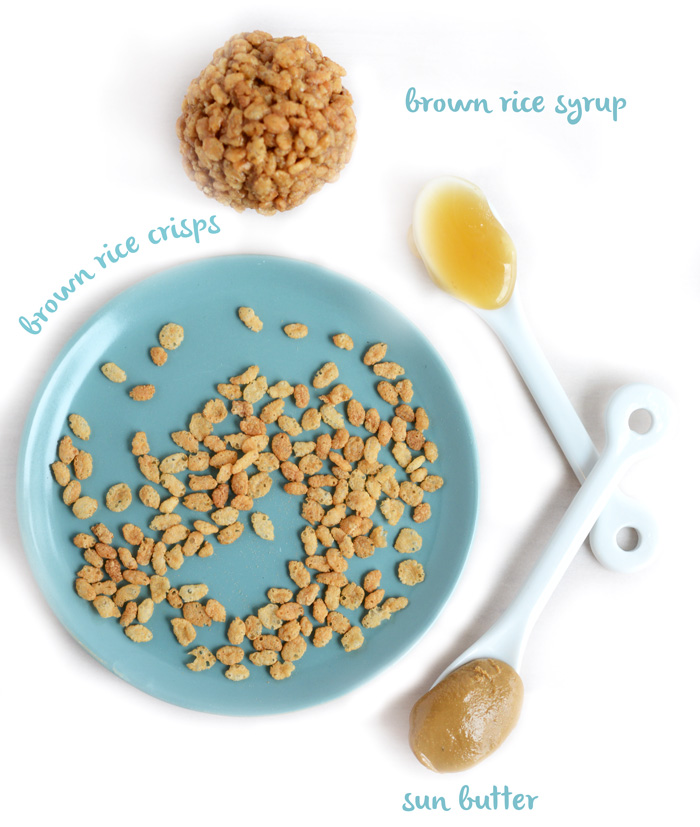 Single Serve Sun Butter Rice Crispy #GlutenFree #HealthyDessert