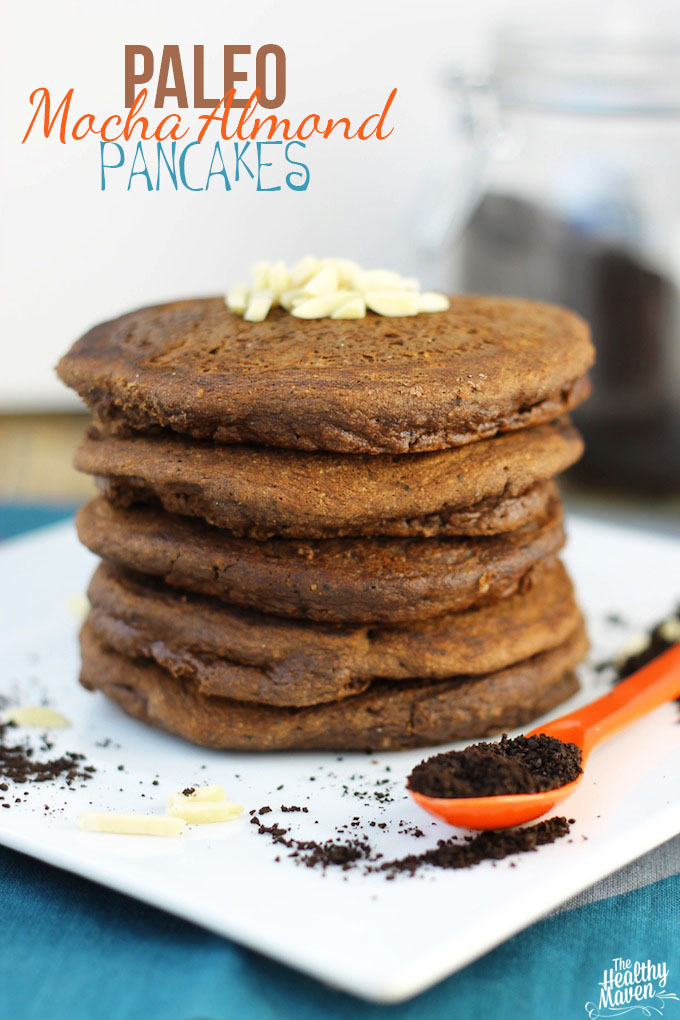 Paleo Mocha Almond Pancakes