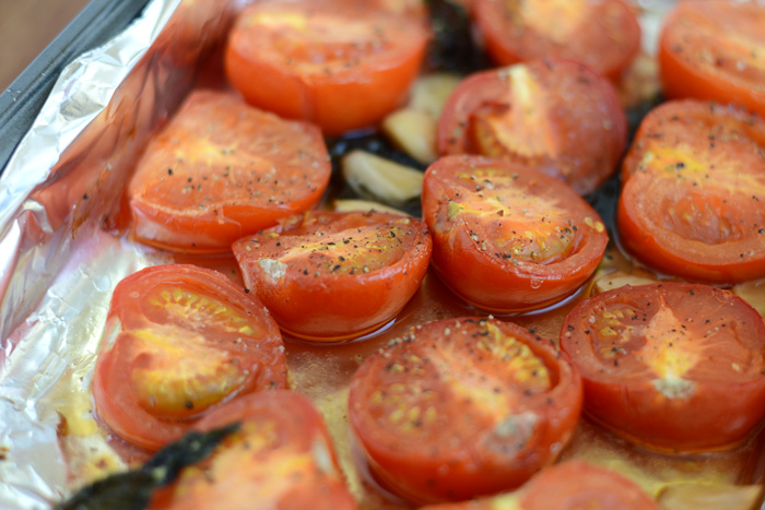 Homemade [Clean Eating] Roasted Tomato Basil Marinara Sauce