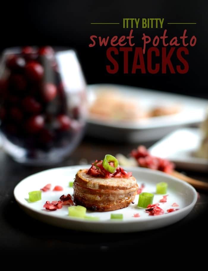 Itty Bitty Sweet Potato Stacks