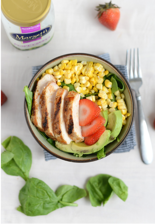 Leftover BBQ Chicken Salad