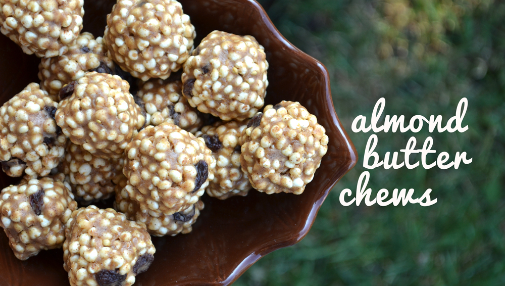 Got 10 minutes? Whip up these healthy almond butter chews with just a few ingredients. Get creative with your add ins! Your options are endless.