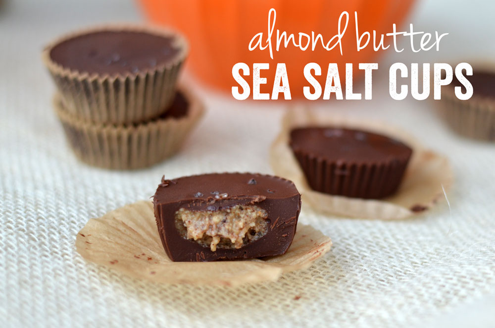 Almond Butter Sea Salt Cups