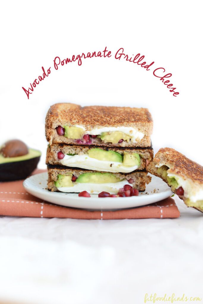 Avocado Pomegranate Grilled Cheese #FitFluential