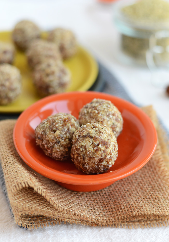 Cashew Hemp Seed Bliss Balls