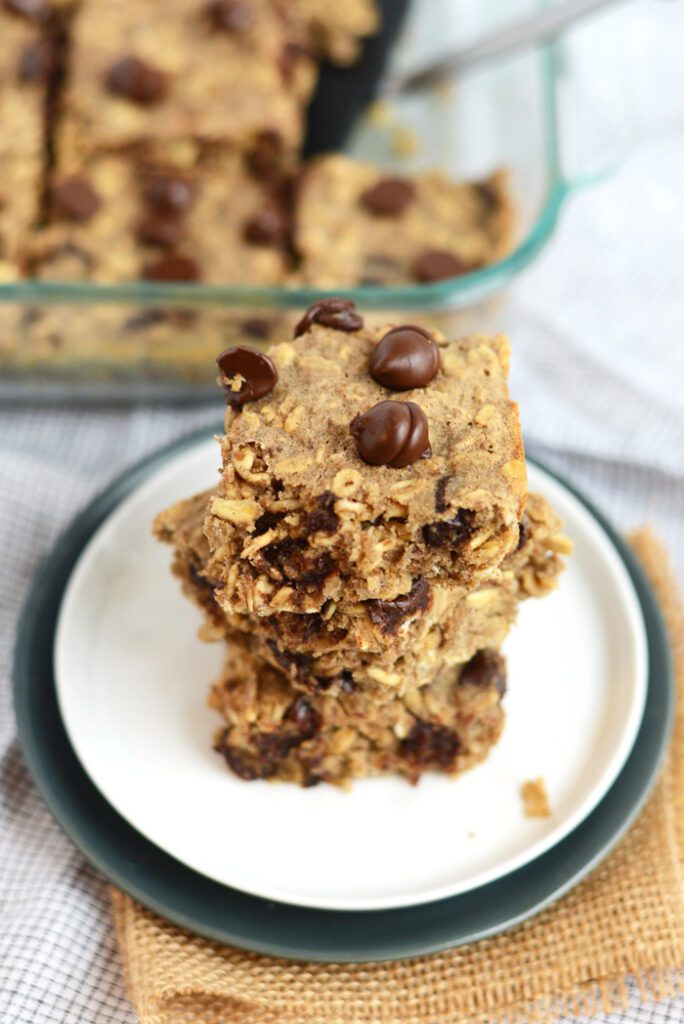 Gluten Free Banana Bread Oatmeal Bars