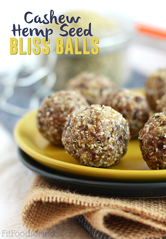 Cashew Hemp Seed Bliss Balls