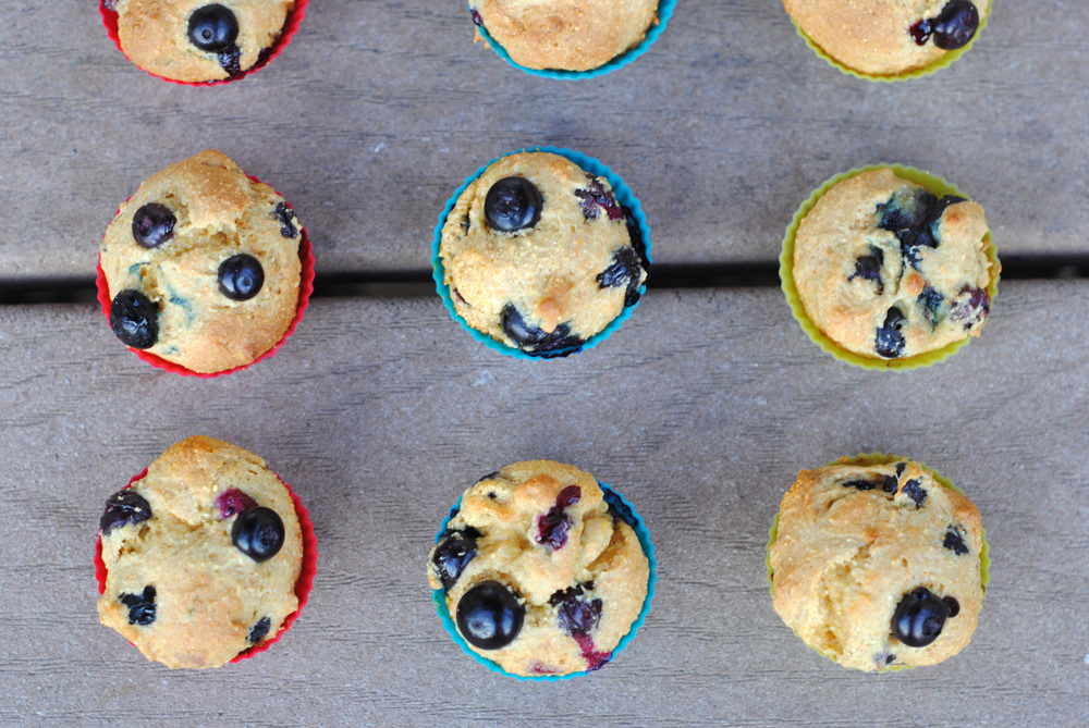 Blueberry Corn Muffins