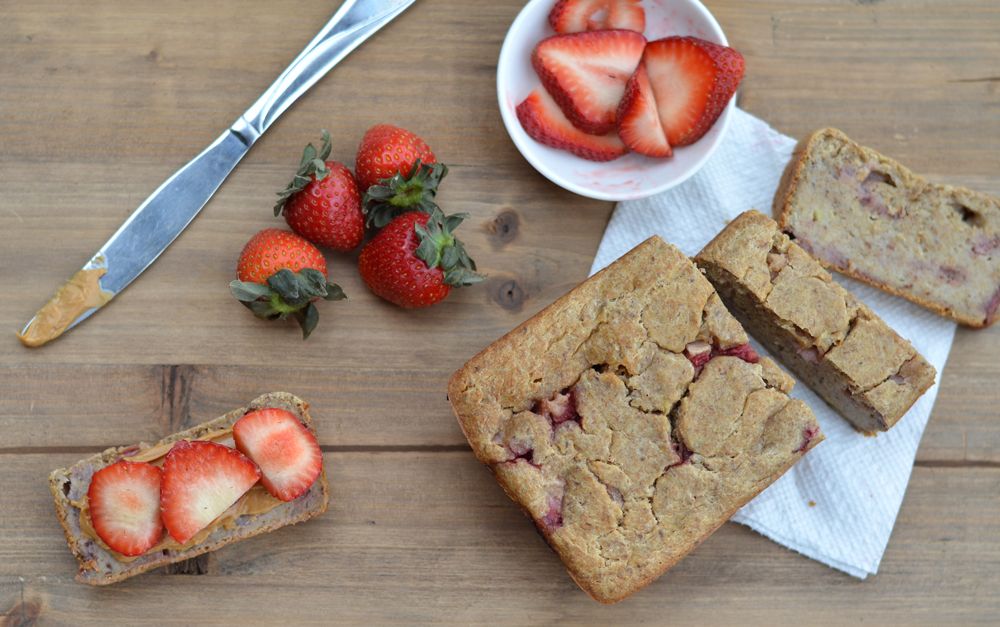 Strawberry Banana Breakfast Bread