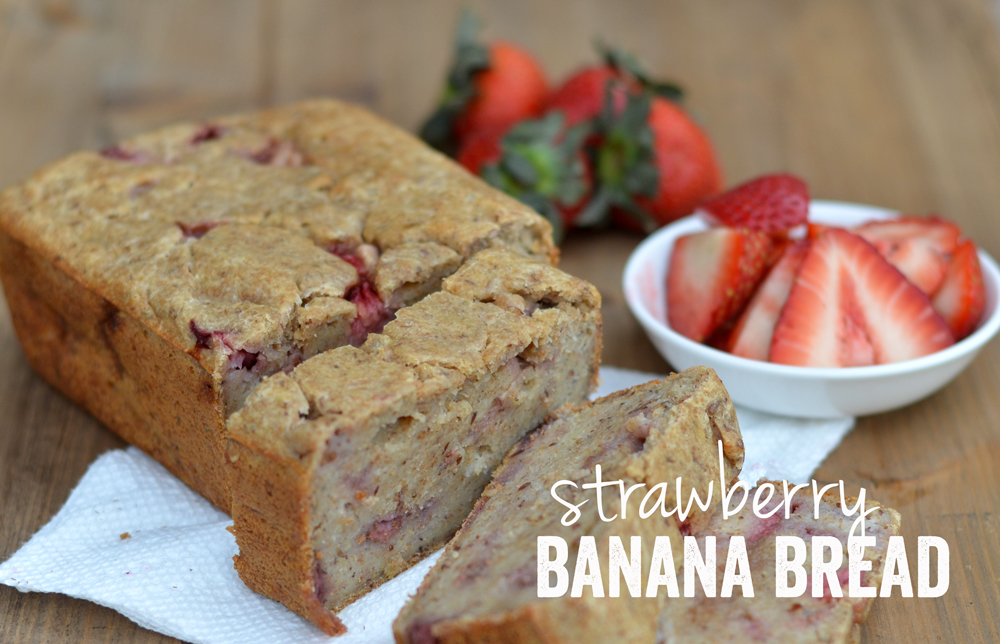 Strawberry Banana Breakfast Bread