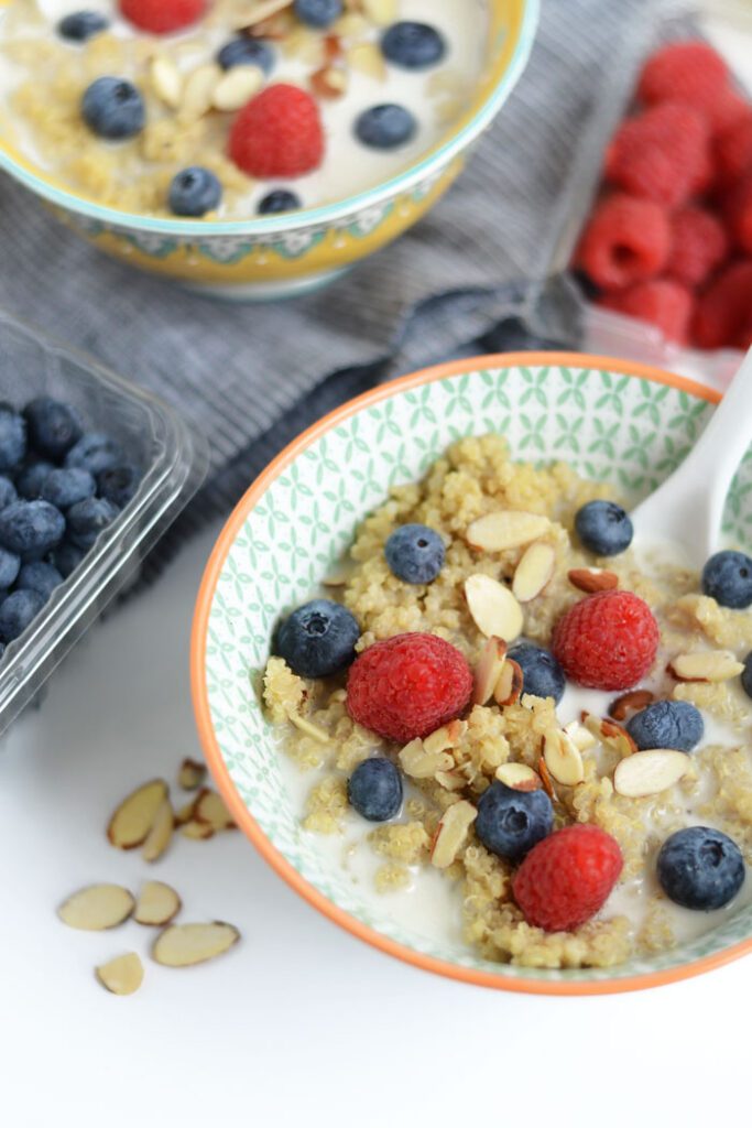 Vanilla Bean Breakfast Quinoa + Healthy Back-to-School Recipes