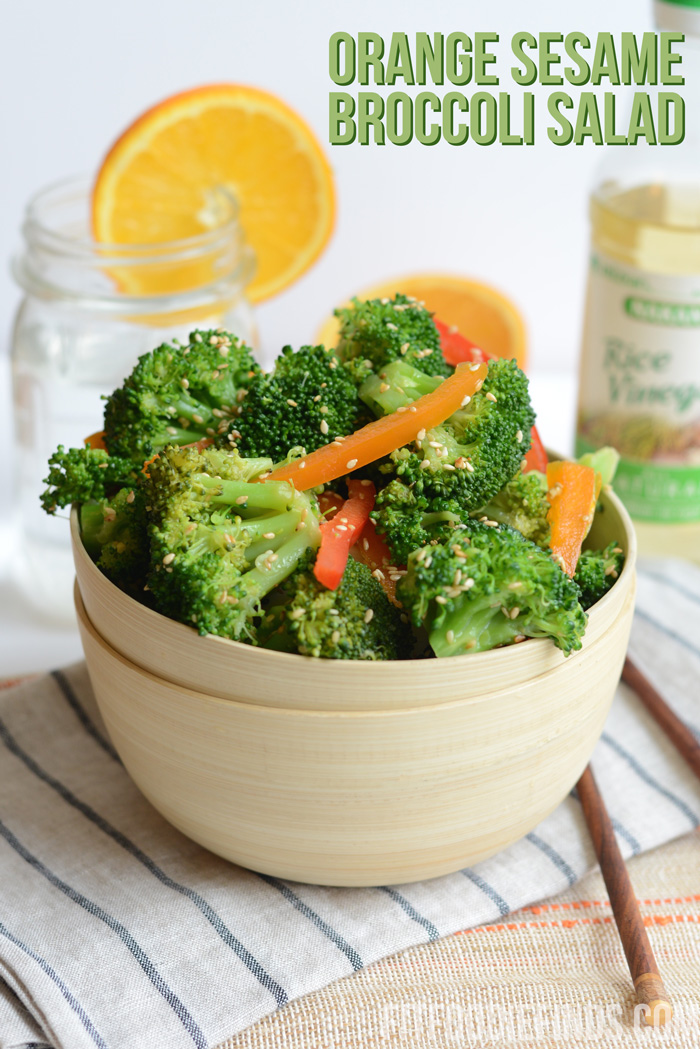 Orange Sesame Broccoli Salad