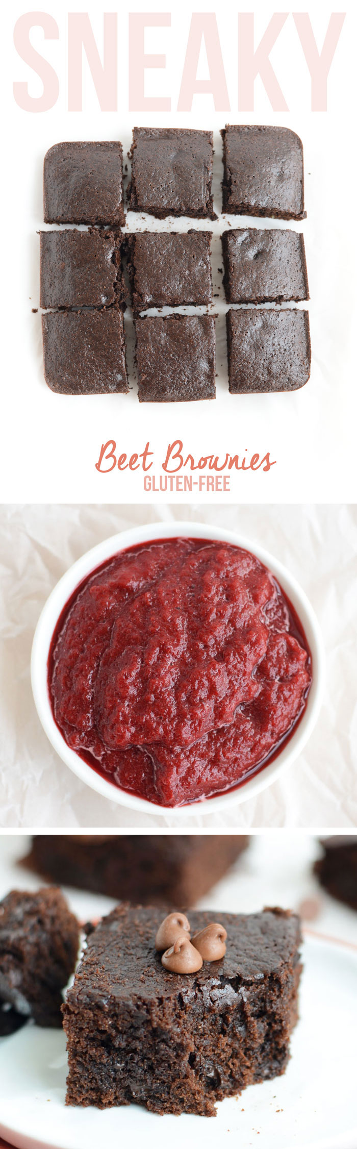 Sneaky Beet Brownies #glutenfree | fitfoodiefinds.com