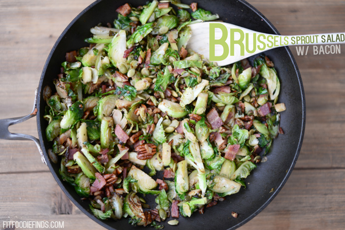 Brussels Sprout Salad with Bacon