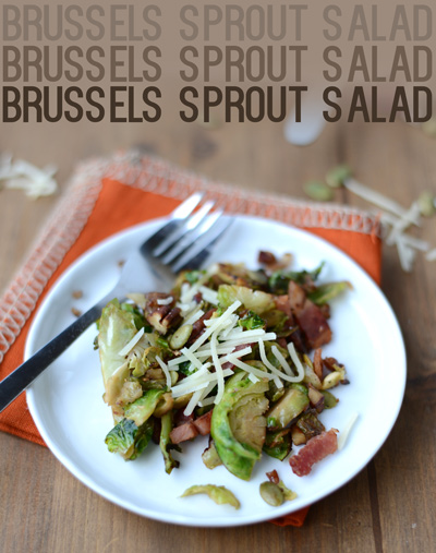 Brussels Sprout Salad with Bacon