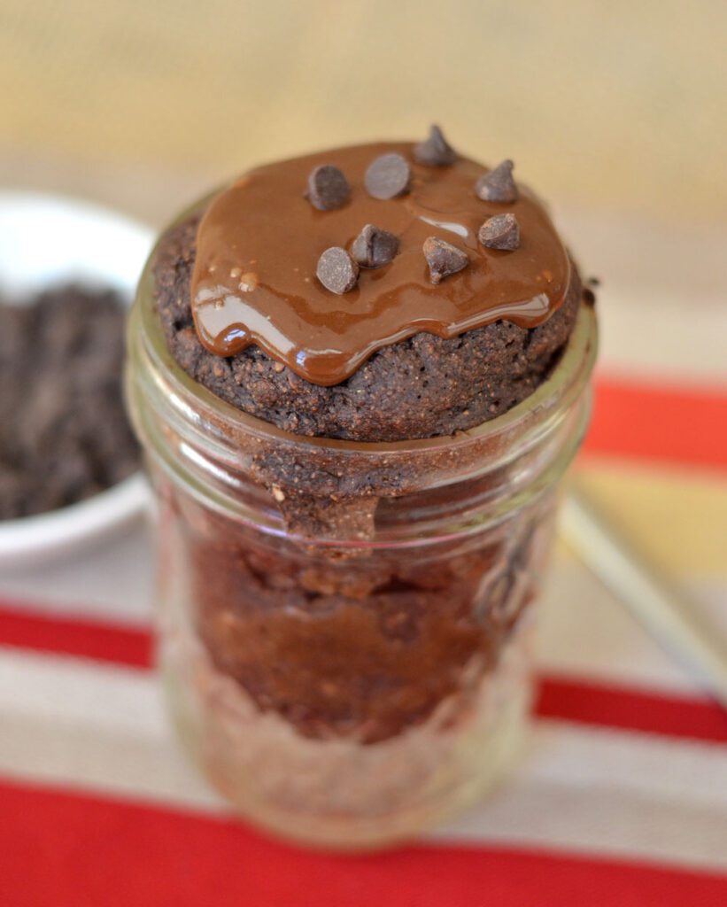 Single-Serve Microwave Chocolate Cake Muffin