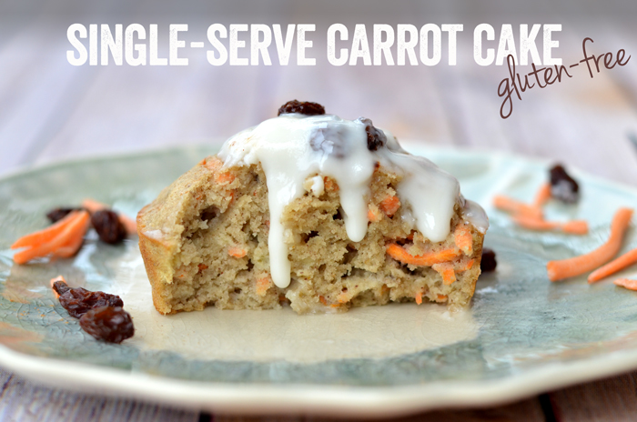 Single Serve Carrot Cake