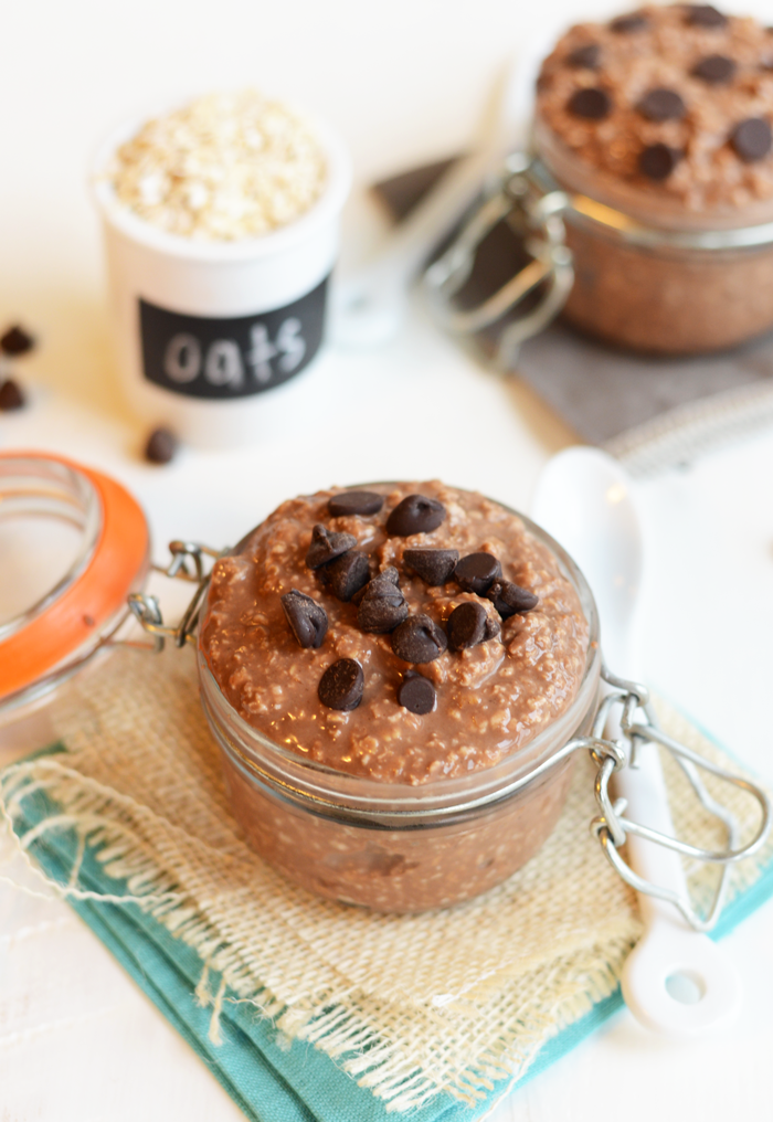 Vegan Chocolate Chai Overnight Oats