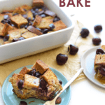 It's cherry season and time to spruce up a classic breakfast! Make this cherry french toast bake for an easy morning casserole the whole family will love!