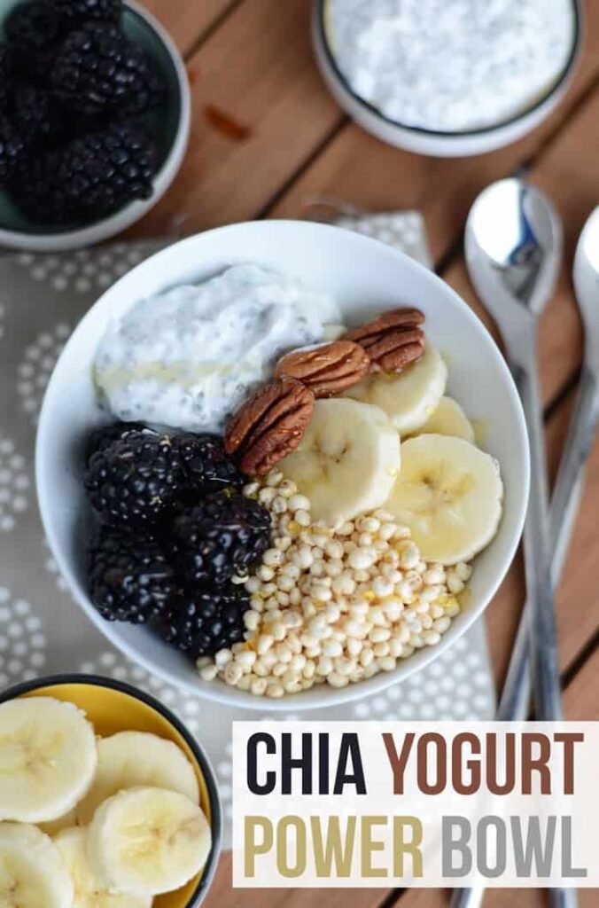 Chia Yogurt Bowl #fitfluential #EAT