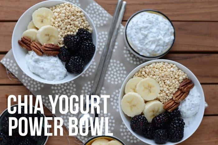 Chia Yogurt Bowl #fitfluential #EAT