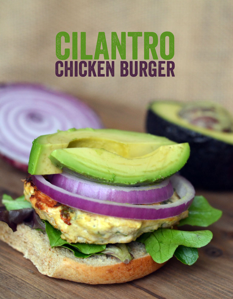 Cilantro Chicken Burger