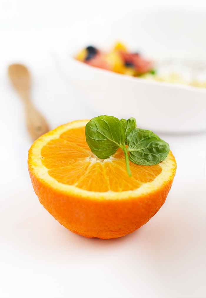 Get creative with breakfast and make this Citrus Breakfast Bowl made with chia yogurt, short grain brown rice, and your favorite citrus fruit!