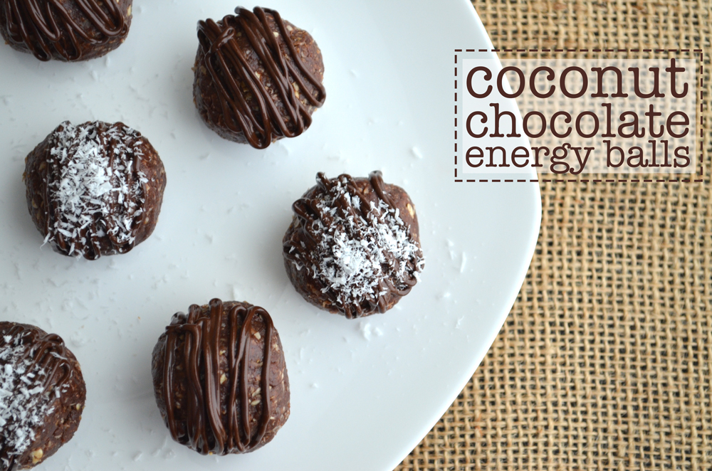 coconut chocolate energy balls