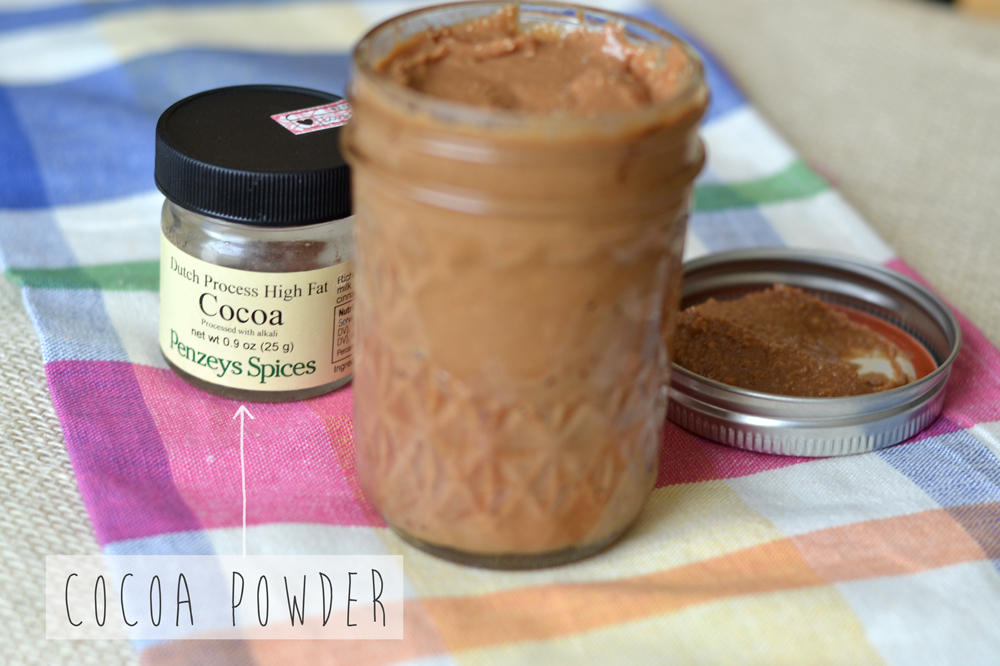 homemade cocoa peanut butter