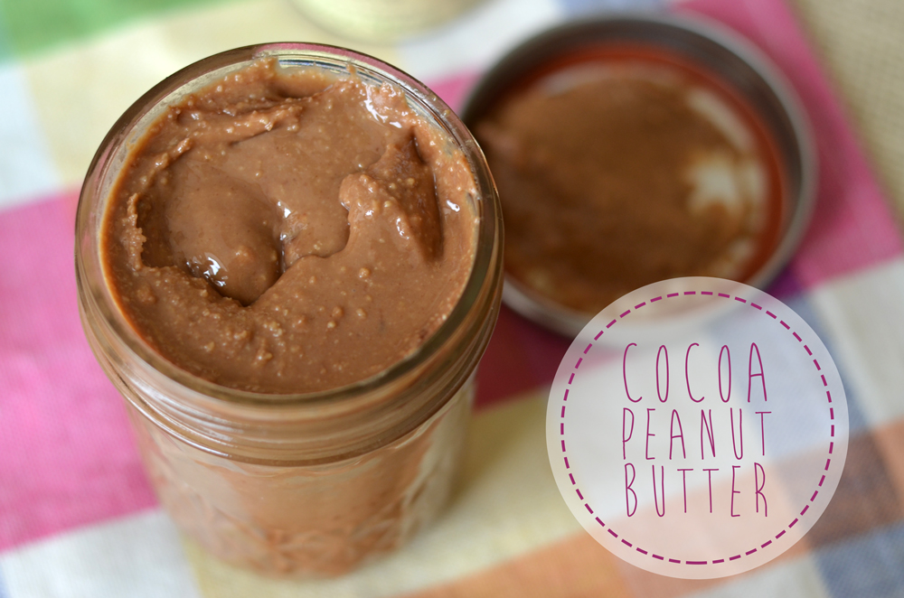 homemade cocoa peanut butter