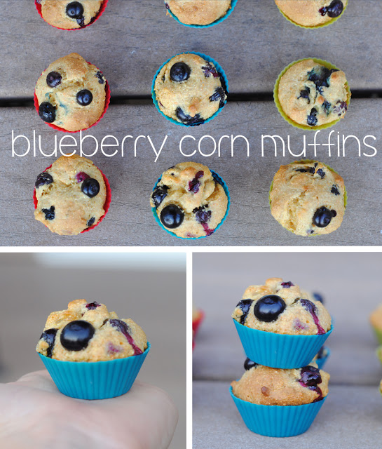 Blueberry Corn Muffins