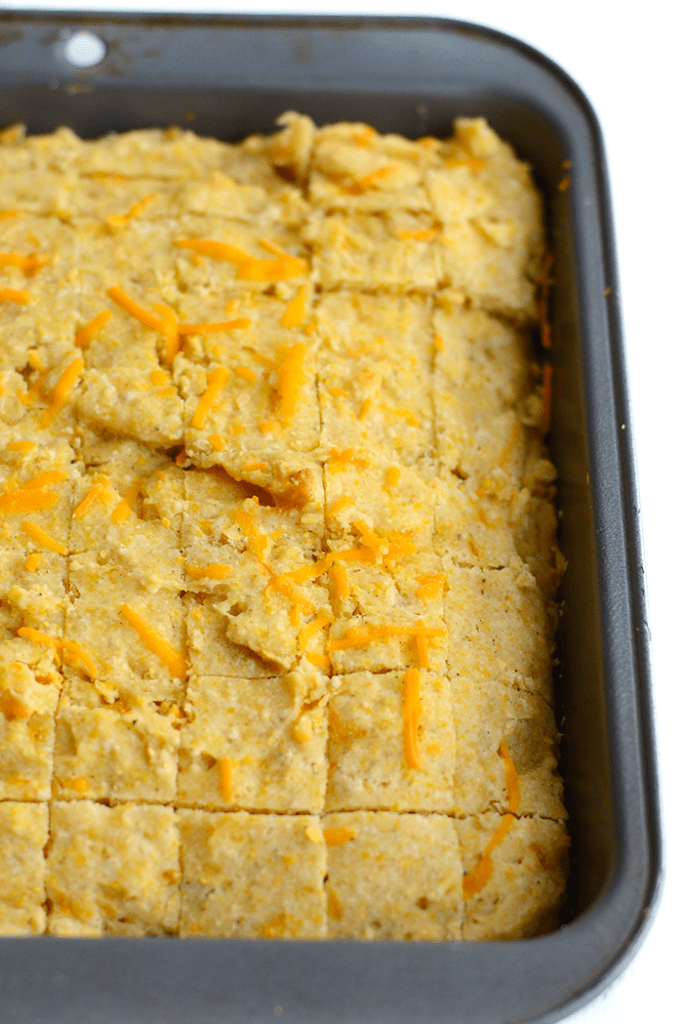 Gluten-Free Cheesy Cornbread Croutons