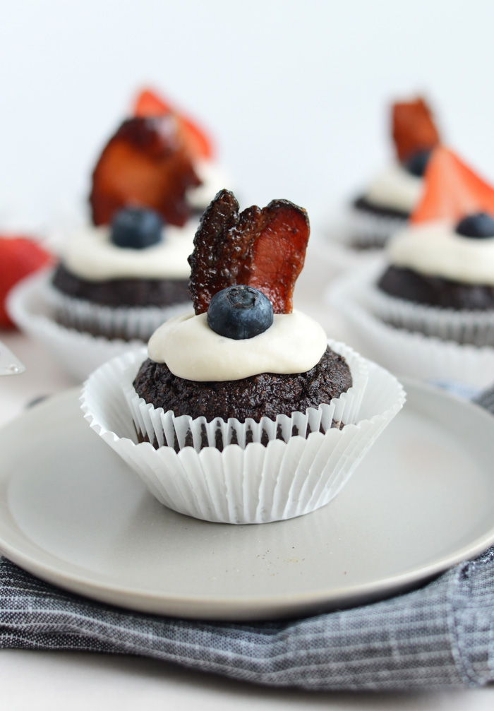 Caveman Chocolate Cupcakes